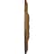 Ekena Millwork Tomango Egg & Dart Medallion (Canopies up to 6 3/4"), 27 7/8"OD x 3 7/8"ID x 2 1/2"P, Smokey Topaz CM27TOSTC - alternate 4